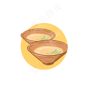 白露清茶可商用元素