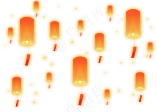 元宵节孔明灯灯笼