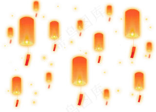 元宵节孔明灯灯笼