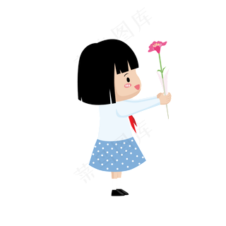 教师节学生给老师献花