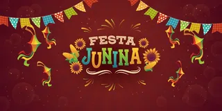 真实的festa junina背景