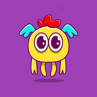 卡瓦伊涂鸦怪兽卡通设计 卡瓦伊涂鸦怪兽卡通设计