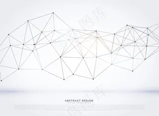 几何线条的极简背景
