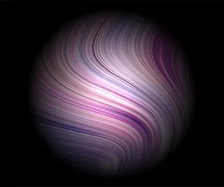 现代多彩三维抽象流体幻想星球设计背景