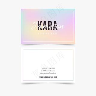 帕特尔渐变名片主题