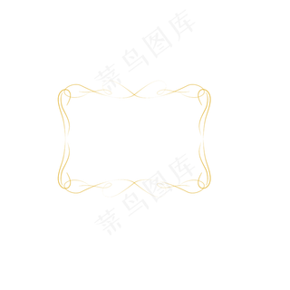 金色炫酷边框