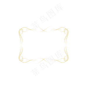 金色炫酷边框