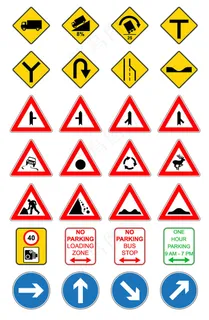 安全施工警示标示
