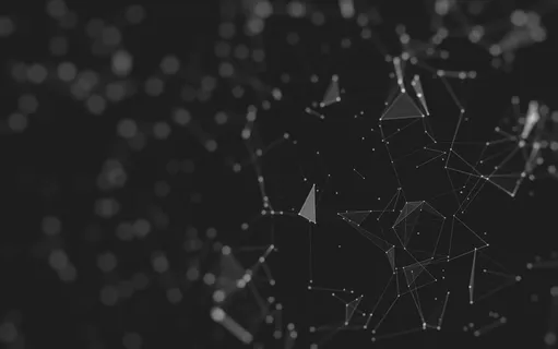 抽象背景。分子技术与多边形,连接点和线。连接结构。大数据可视化。 抽象背景。分子技术与多边形,连接点和线。连接结构。大数据可视化。