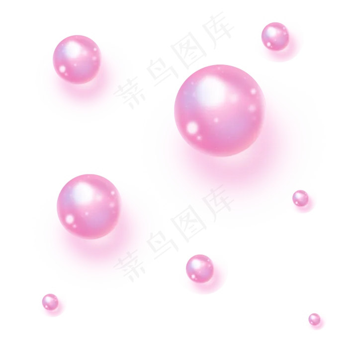粉红色情人节气泡(2000X2000(DPI:300))psd模版下载