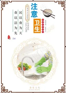 食堂文化展板