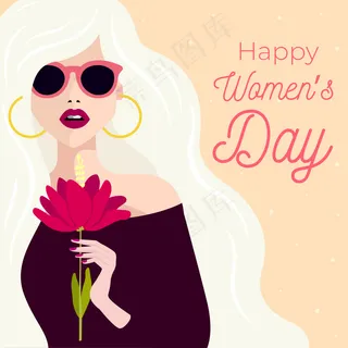 妇女节概念图
