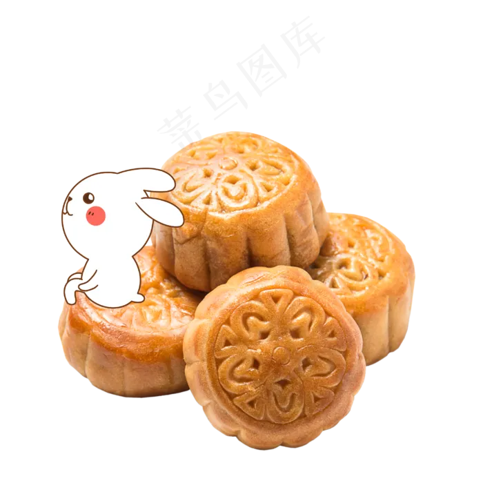 玉兔月饼(3000X3000(DPI:300))psd模版下载