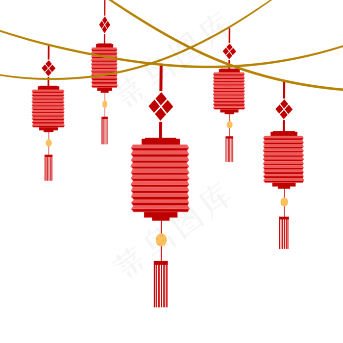 中秋节剪纸装饰花灯(2000X2000(DPI:96))psd模版下载