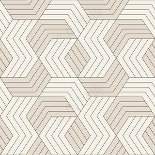 矢量无缝图案。具有对称几何线条的无缝图案。重复的几何瓷砖。