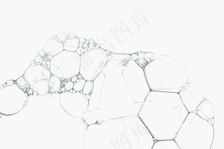 白色艺术背景中的橄榄绿色肥皂泡最小风格