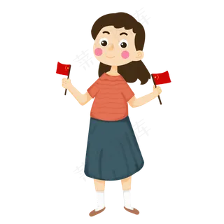 国庆节旅游人物素材