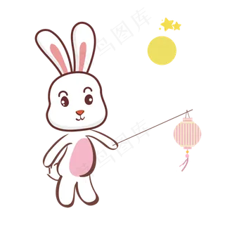中秋节中秋兔子设计素材