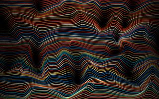 抽象波浪色背景线