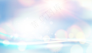 波基和镜头在淡蓝色的天空背景上闪烁。