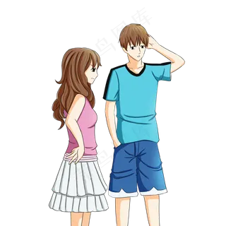 七夕情人节爱情情侣有情人终成眷