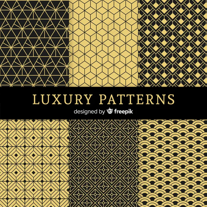 奢华几何图案系列eps,ai矢量模版下载