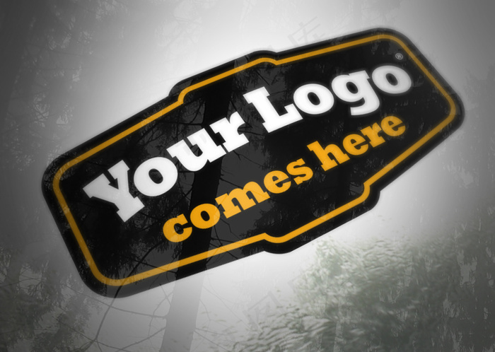logo样机psd模版下载