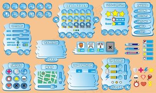 面向手机app移动应用的平台游戏用户界面