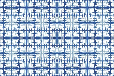 水彩画手绘shibori图案