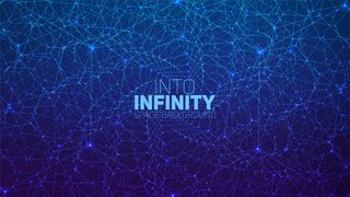 具有深度错觉的发光恒星的矢量无限扭曲六边形空间背景矩阵