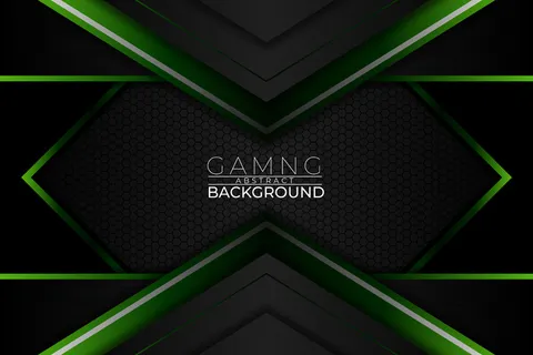 游戏抽象背景深绿色风格