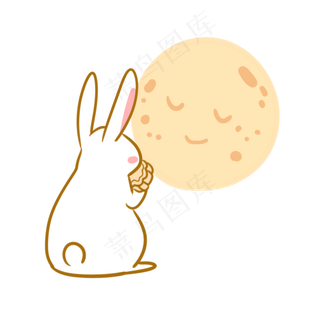吃月饼的玉兔