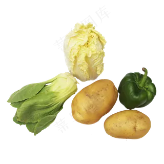 蔬菜土豆甜椒组合