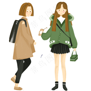 立冬冬季穿保暖衣服女孩