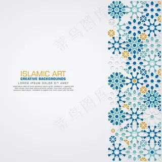 优雅伊斯兰设计背景模板