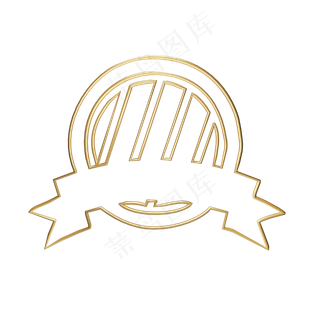 立体圆形徽章装饰