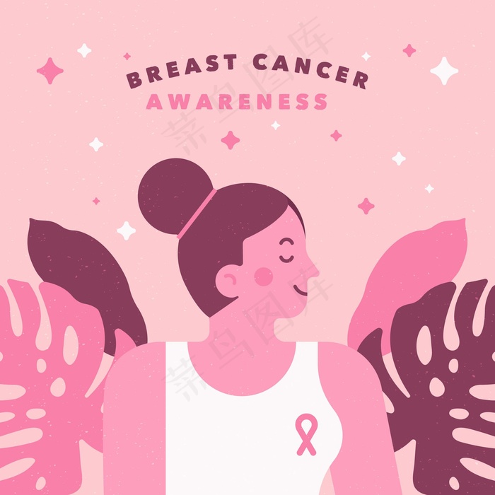 乳腺癌宣传月概念