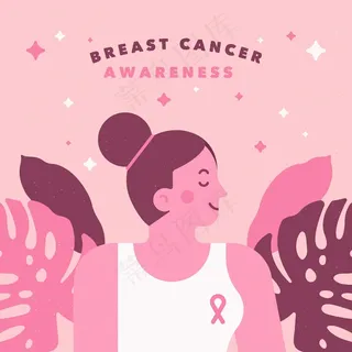 乳腺癌宣传月概念