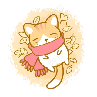 躺在地上的橘猫