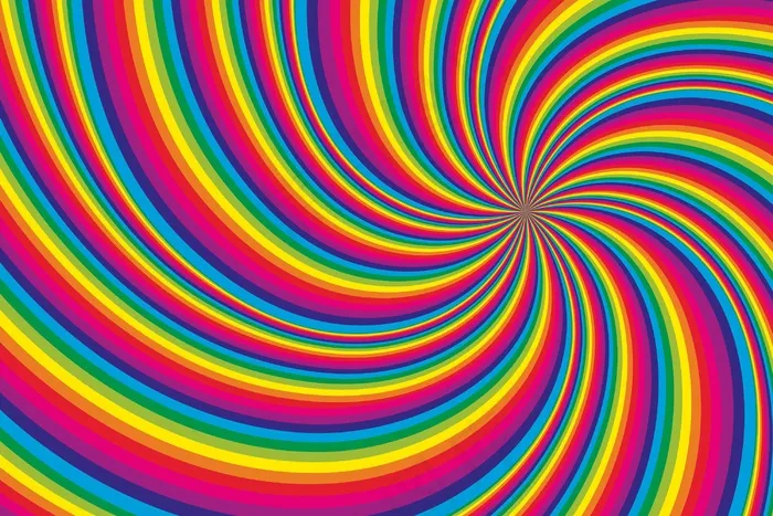迷幻性视错觉背景eps,ai矢量模版下载