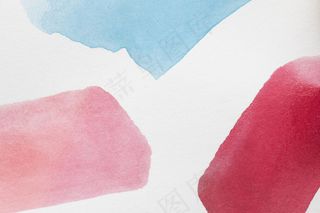 渐变红色阴影手绘污渍