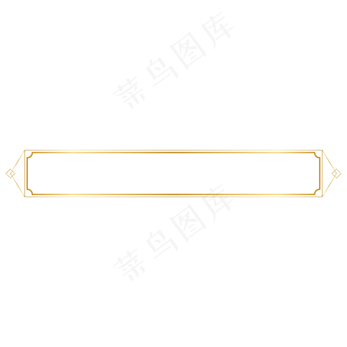 中式极简烫金标题框(2800X2000(DPI:300))ai矢量模版下载