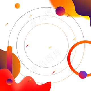 双十一电商渐变几何