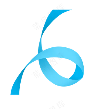 七夕情人节爱情彩带装饰免抠png