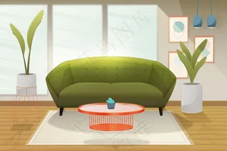 用于视频会议的家庭内部背景