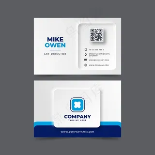 Neumorph名片模板