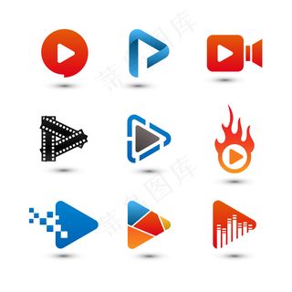 播放按钮多媒体