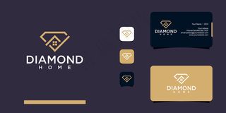 钻石和家居标识名片设计