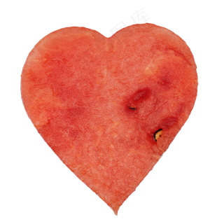 心形西瓜拼盘水果