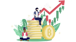 比特币区块链加密货币概念。